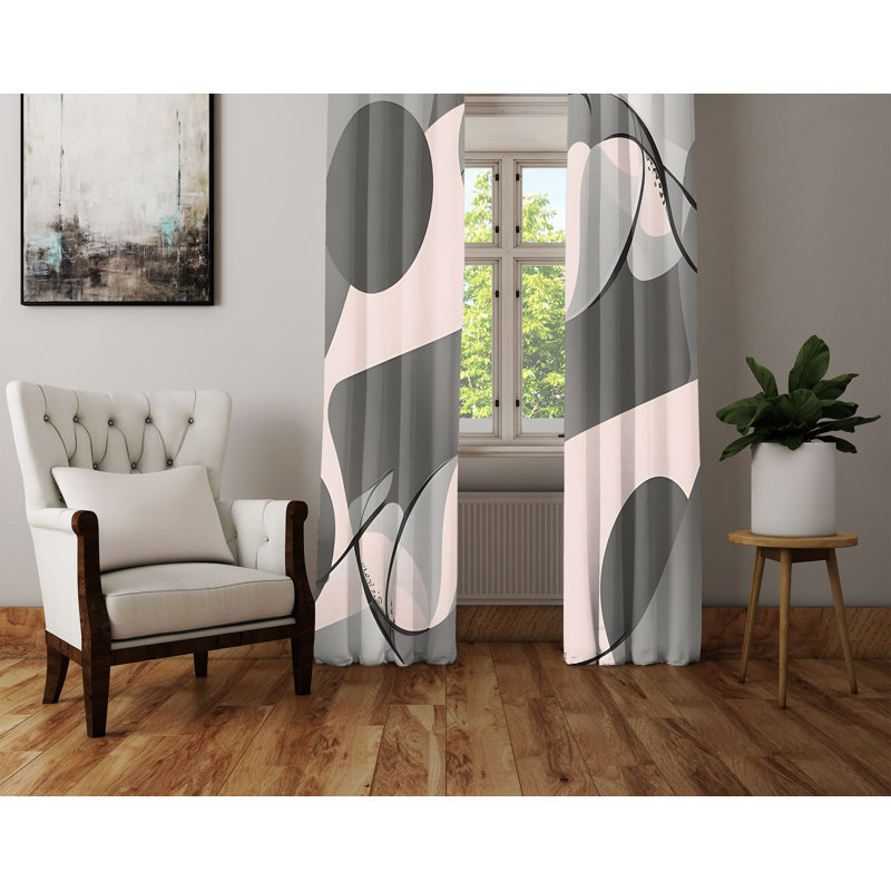 Rideau en polyester Taconic, L 40 po x L 82 po