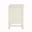Table de chevet 4 tiroirs avec rangement - blanc antique-554809694