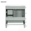 Armoire de salle de bain avec lavabo, porte à fermeture douce et 3 tiroirs-1323178864