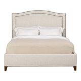 Caroline/Casey Queen Upholstered Low Profile Panel Bed