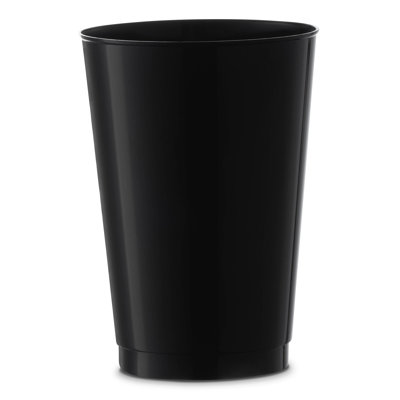 12 oz Gobelets noirs en plastique jetables