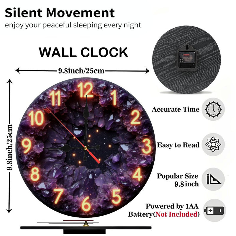 Horloge en cristal