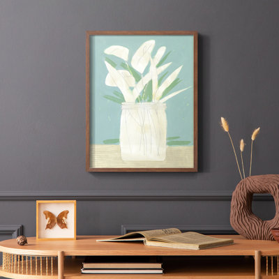 Muted Spring Arrangement IV Framed Print - Solid Wood
