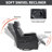 Faux Leather Heat Massage Manual Recliner Chair With Rocker And Swivel For Living Room-513071451