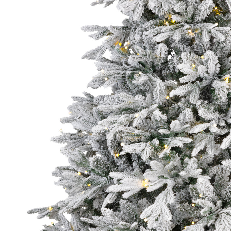 Real Touch™ Artificial Pine Christmas Tree with Lights, 6'