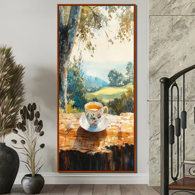 Tasse à thé Geraldeen «The Morning In The Country I» - art mural café