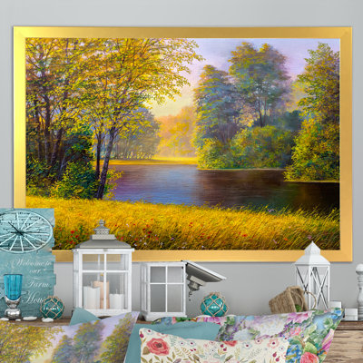 Rivière au printemps II - reproduction d'art murale traditionnelle