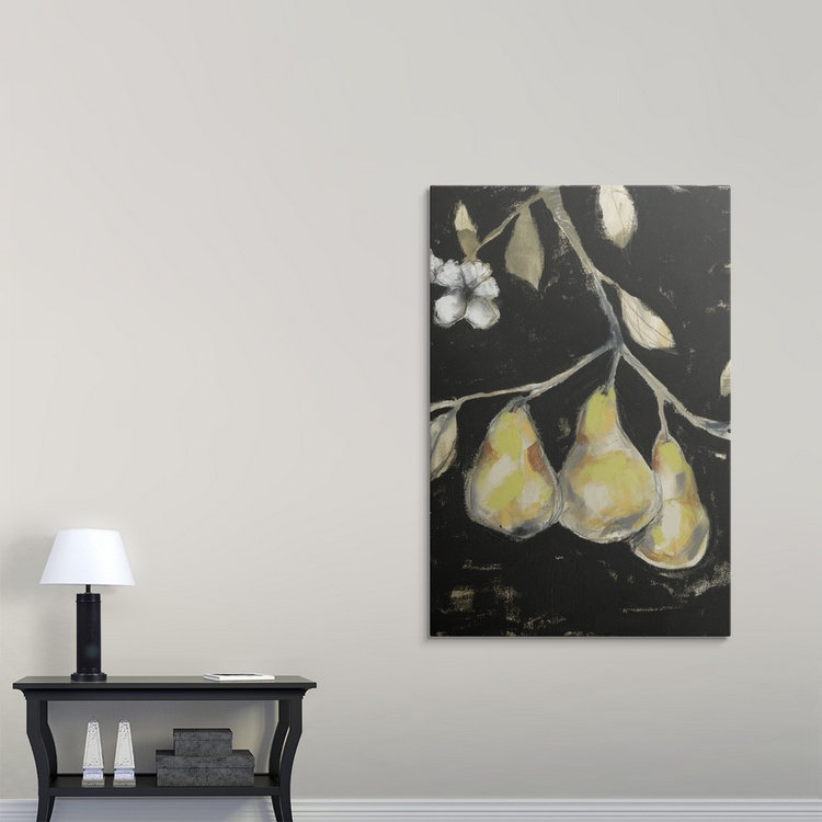« i » jennifer de la peinture, reproduction d’art Fresh Pears, H 24 po x l 16 po x P 1,5 po, Toile