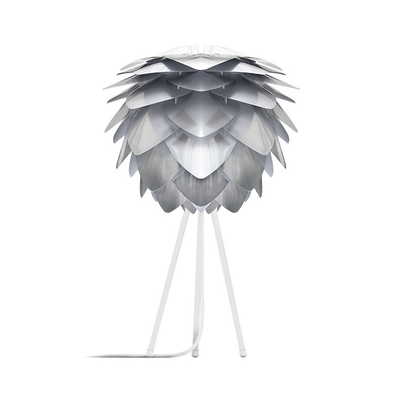 Silvia Tripod Lamp, White, White