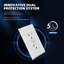 GFCI Outlet Self-Test, 20 Amp 125V Tamper Resistant Duplex Wall Outlet, With Glossy Wall Plate, UL Listed, 10PC-113611037