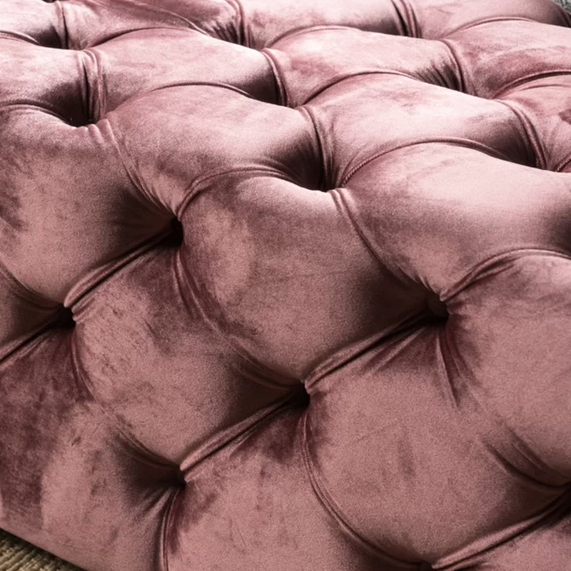 Repose-pieds Choix confortable, fonctions multiples, design classique et coins confortables, Rosé