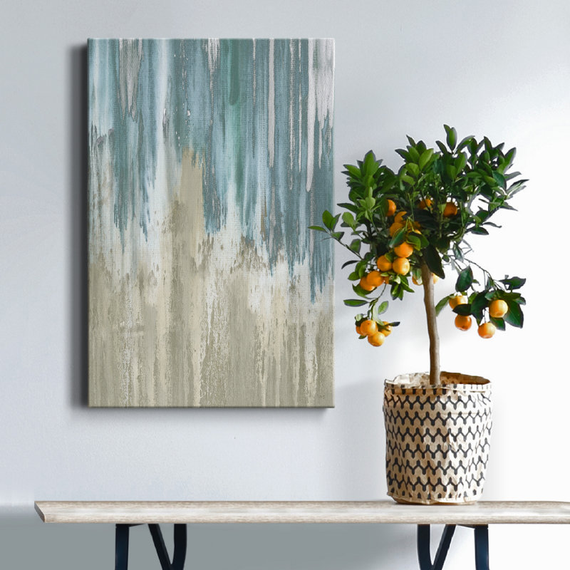 Neutre ciel - reproduction d'art, H 12 po x l 8 po x P 1 po, Toile tendue, Pas de tapis
