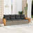  Garden Sofa Set Grey, Dark Grey