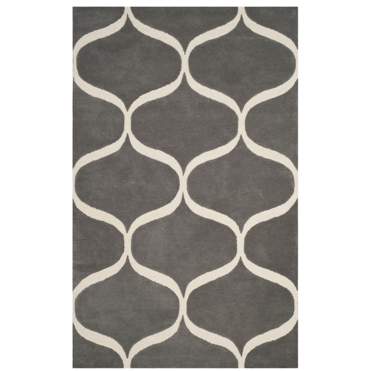 Cannen Hand Tufted Wool Geometric Rug