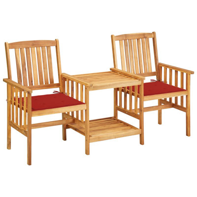 Chaise longue avec coussins 3 pièces Aveanna