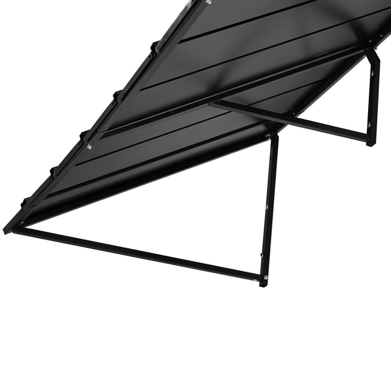 Auvent fixe en métal 104 po x 36 po, auvent de porte de fenêtre avec structure en acier triangulaire robuste, protection contre la pluie, la neige et le soleil pour l'entrée, la fenêtre, le porche, le balcon
