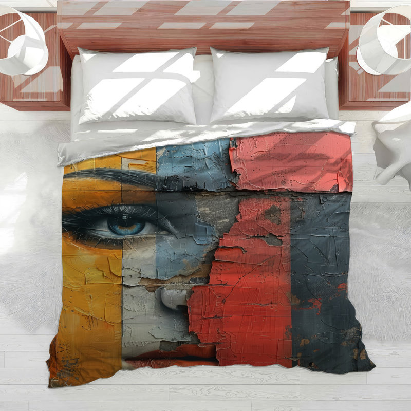 Édredon Face Art Portrait, Grand édredon