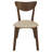 Edell 5-piece Rectangular Dining Table Set Chestnut
