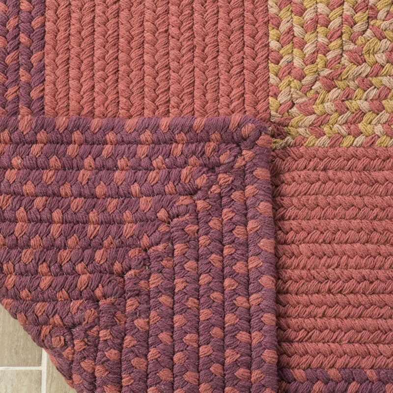 Tapis rayé en coton tissé à la main Georgina, Rectangle 3 pi x 5 pi