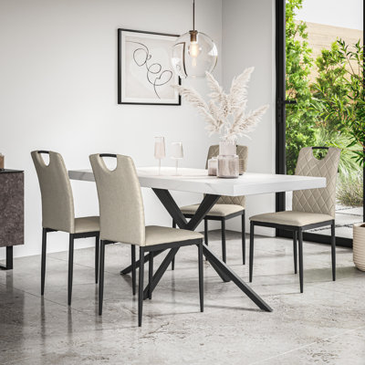 Beaudreult 4 - Person Dining Set