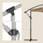Piqua 300cm Lighted Market Parasol-240736457