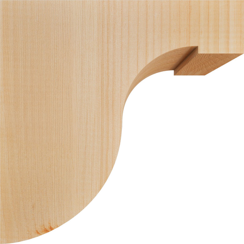 Del Monte Corbel, H 12 po x l 5,5 po x P 12 po, Sapin de Douglas, Lisse