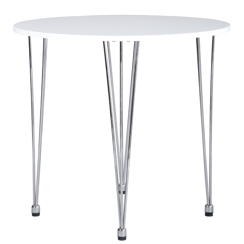 Round Metal Base Dining Table