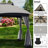 10Ft.W x 12Ft.D Steel Patio Gazebo with Netting-58241733