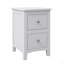 Table de chevet avec 2 tiroirs, table de chevet double pour chambre à coucher