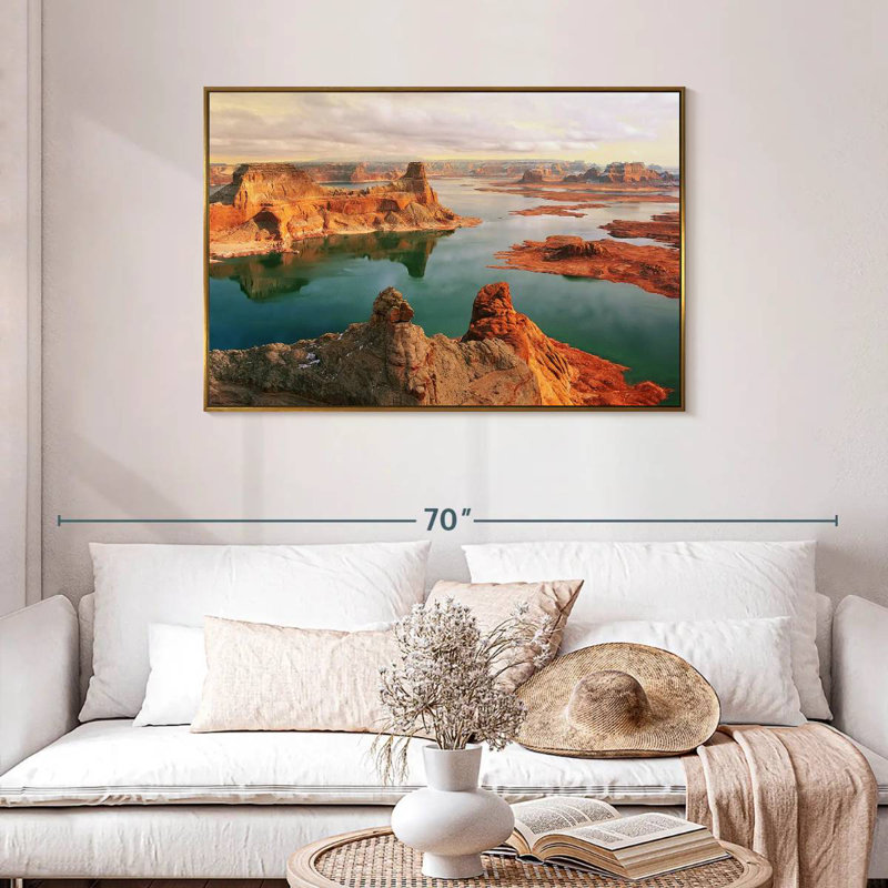 Alstrom Point, Floating Frame Gold, 43" X 29"