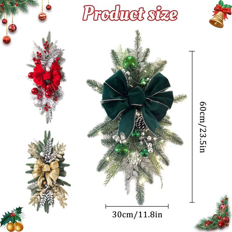 Guirlande de Noël pour escalier