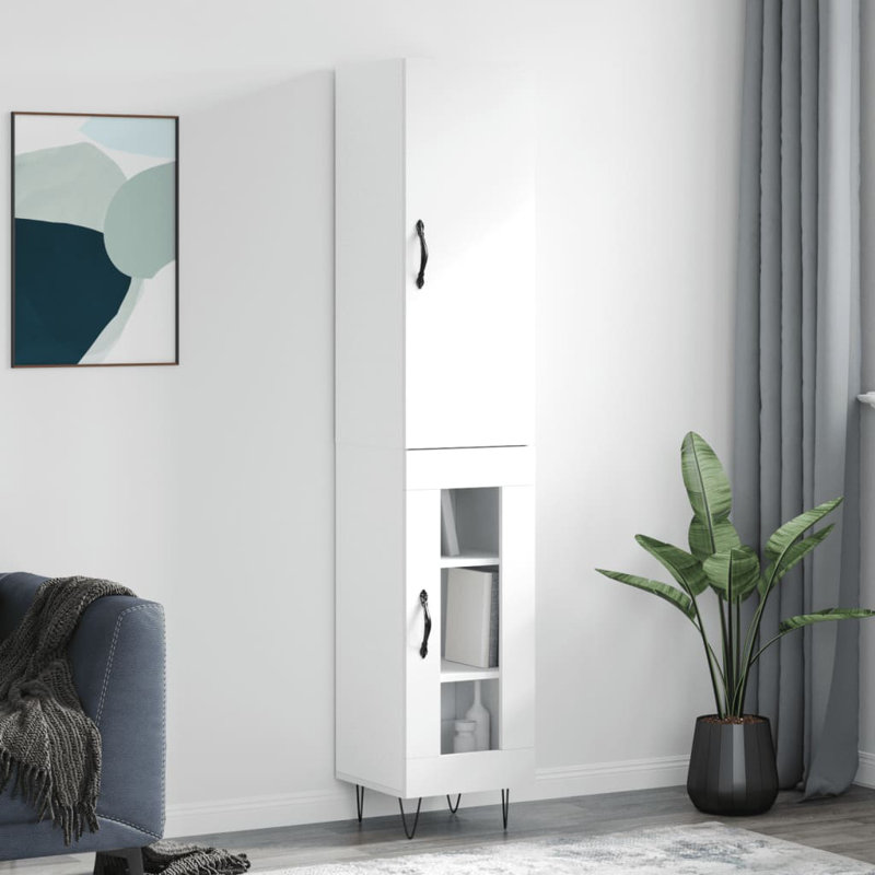 34.5cm Sideboard, White