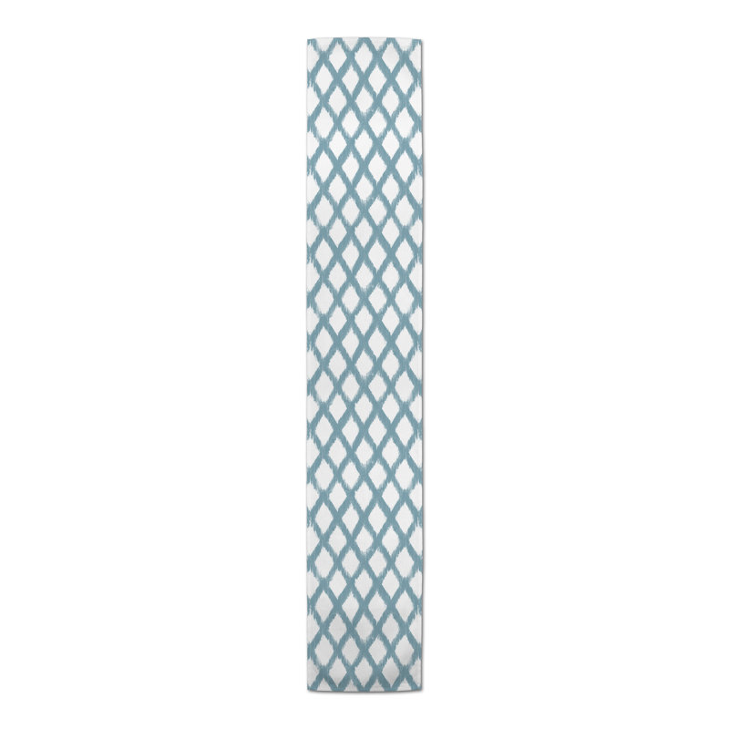 Chemin de table Carlvin, 90 po x 16 po, Bleu