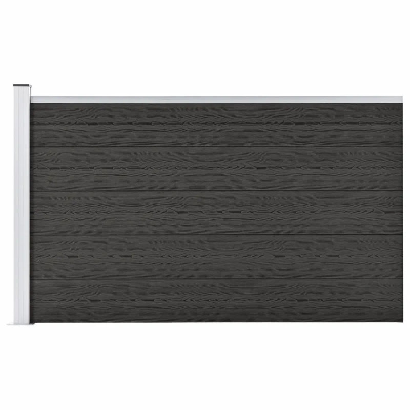Abreanna Garden Fence WPC 175x105 cm, Grey