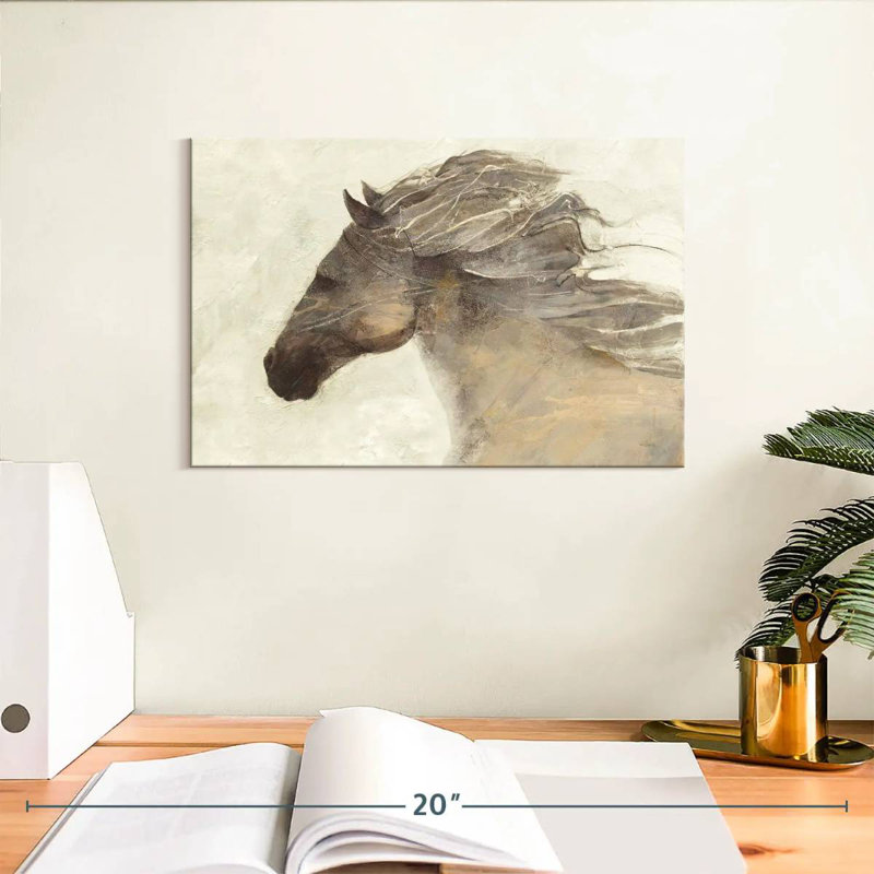 Brampt Abstract Horse, 8" H x 12" W