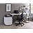 Hanjun Metal Base Writing Desk-458918117