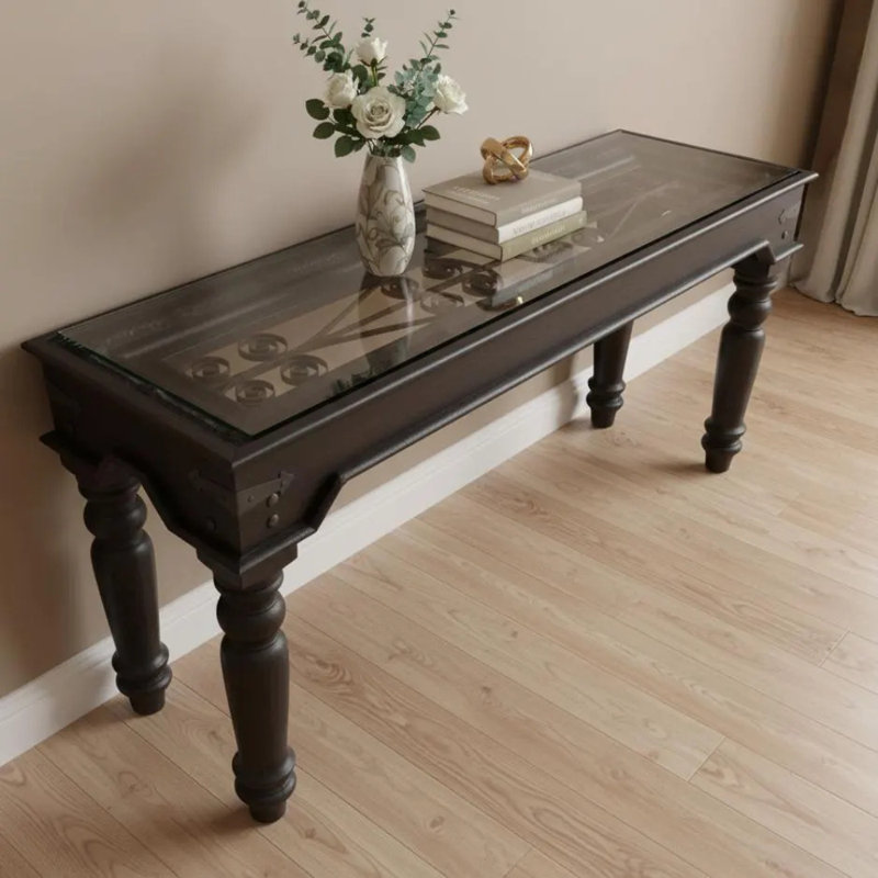 62'' Solid Wood Console Table