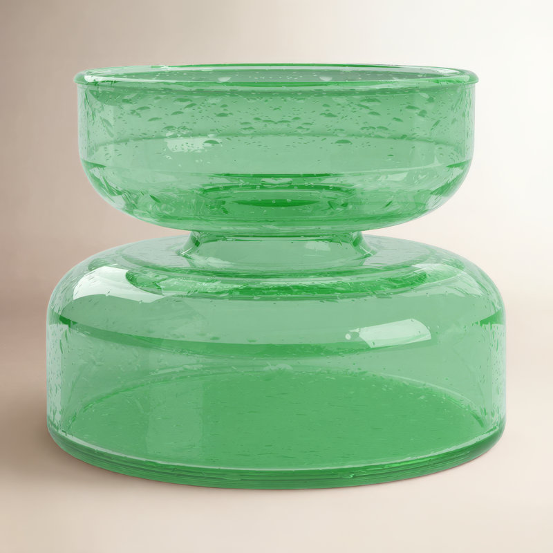 Vase en verre Jorah, Vert