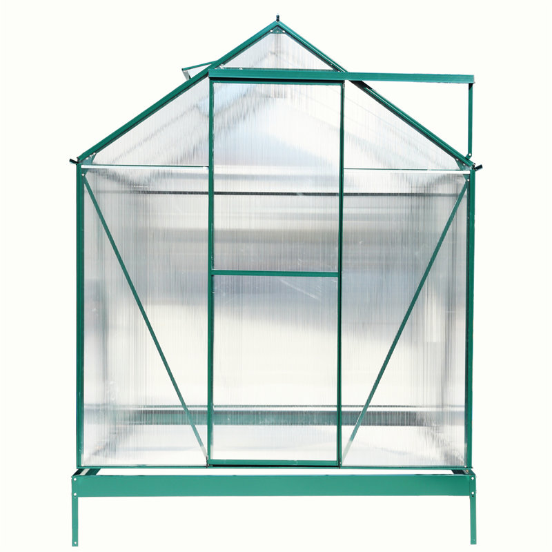 Greenhouse, 96.8" H x 75.2" W x 75.2" D, Green