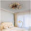 Ventilateur de plafond à profil bas avec télécommande et lumières, ventilateur de plafond industriel moderne intégré-517881407