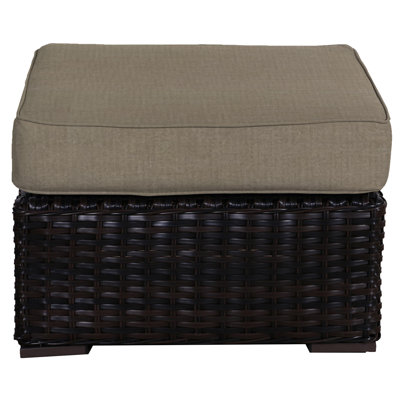 Repose-pieds d'extérieur avec coussin Sireci