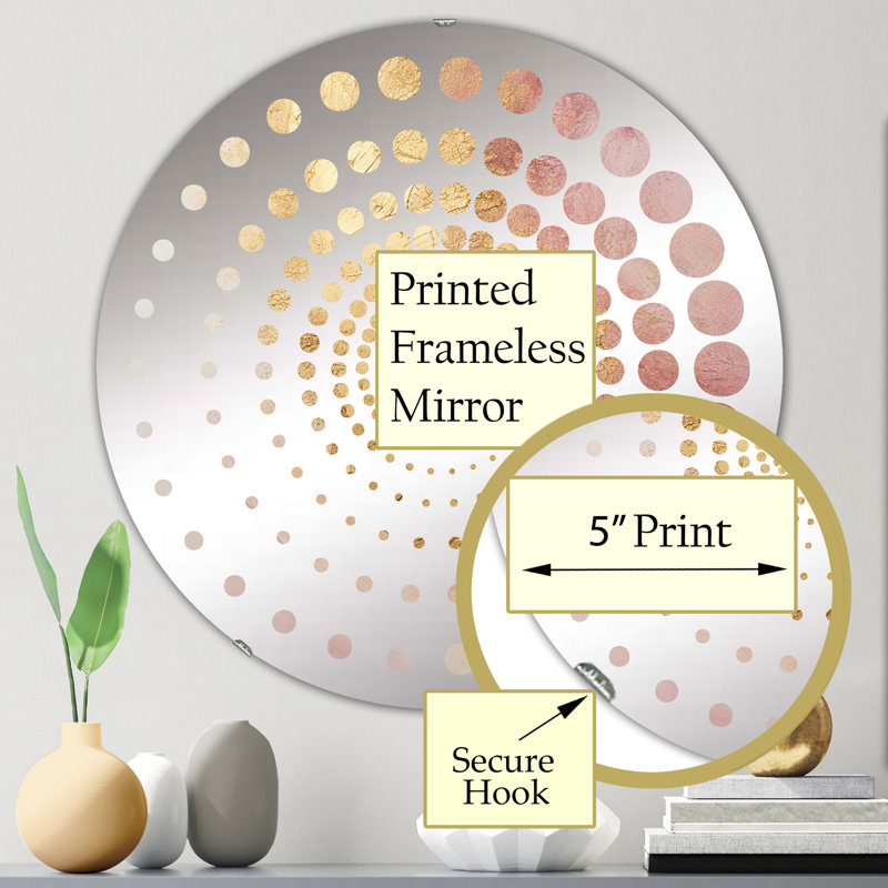Diarmuid Circle Mirror, 23.6" x 23.6"