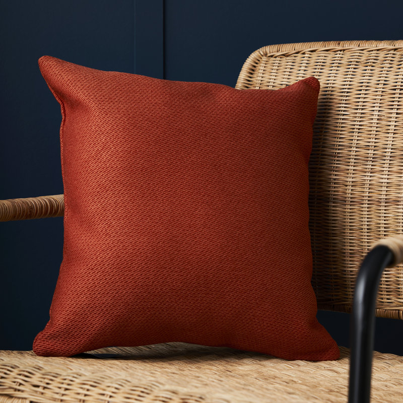 Agbogla Square Throw Cushion, Pumpkin