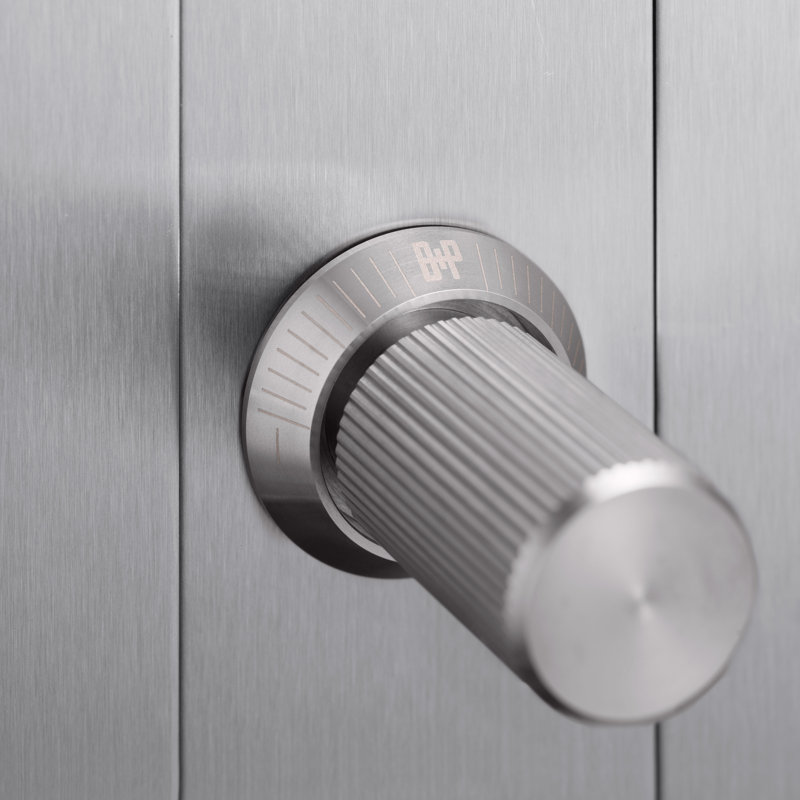 4G Dimmer / LED / Linear / Without Logo, Steel, 4 Gang