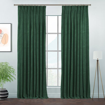 Room Darkening Single Curtain Panel