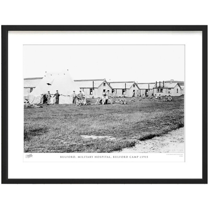 Bulford, Military Hospital, Bulford Camp C1915 - Single Picture Frame Print, 45cm H x 60cm W x 2.3cm D