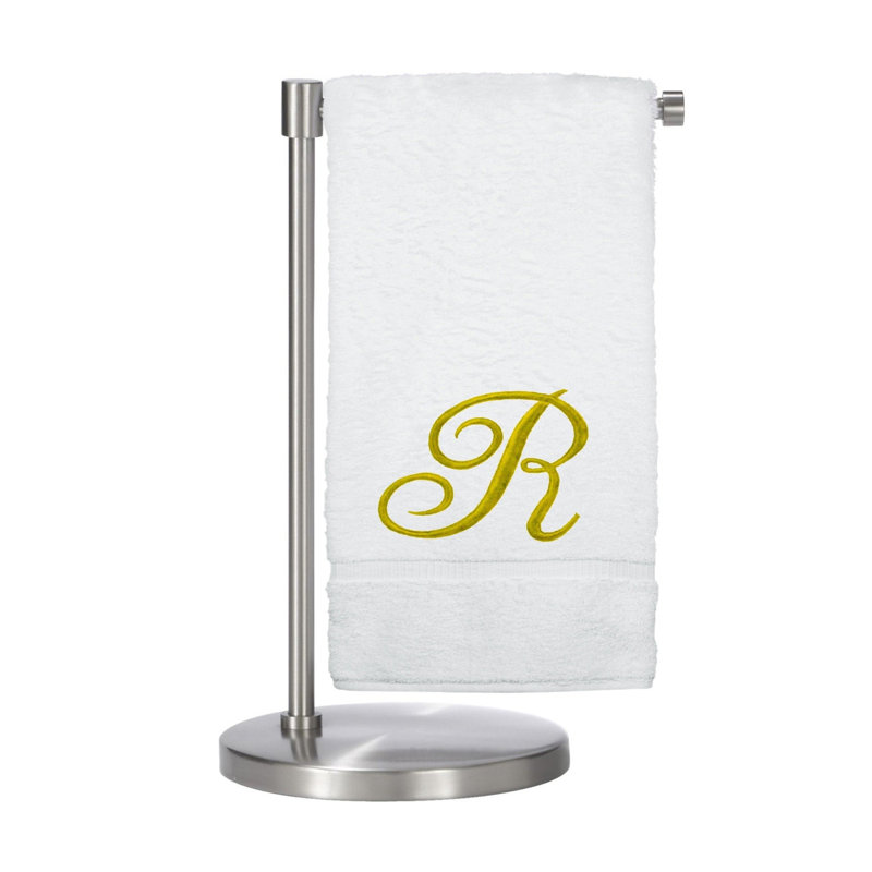 Super Plush Bath Towel, White/Gold, B