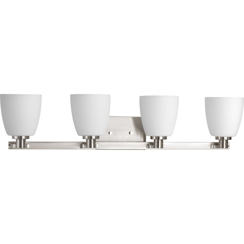 Angelinea 4 - Light Dimmable Vanity Light, Brushed Nickel
