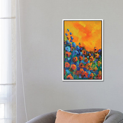 Orange Poppies by Pol Ledent - Painting on Canvas