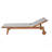 Outdoor Chaise Lounge With Mesh Seating And Durable Acacia Wood Frame For Patio And Backyard Relaxation-2146499635